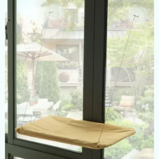 Window Mounted Window Perch Cat Resting Bed Hanging Seat Shelf Pet Hammock image {3}