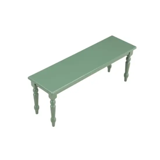 Carolina Wood Dining Bench Equestrian Green - Boraam image {2}