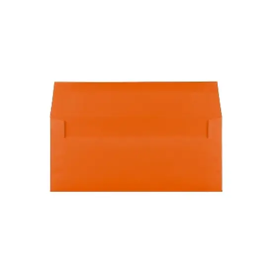 JAM Paper #10 Business Colored Envelopes 4 1/8" x 9 1/2" Orange Recycled Bulk 500/Box (15860H) image {1}