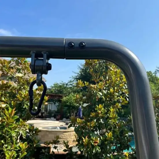 gobaplay Outdoor Single Swing Set with Support Bars for Tree Swing image {5}