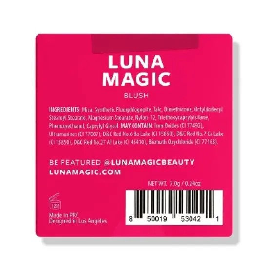 LUNA MAGIC Compact Pressed Blush image {4}