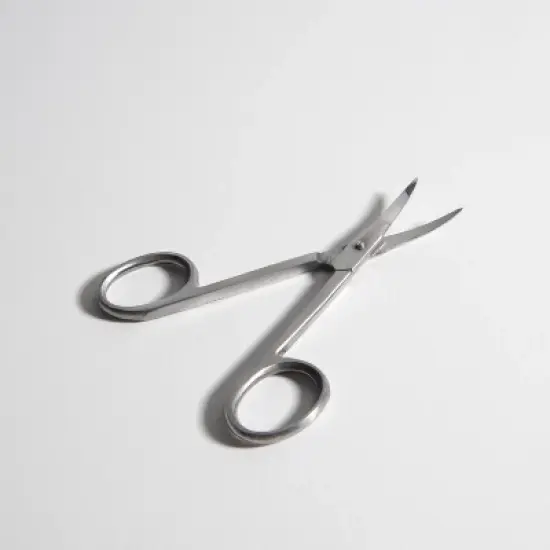 Trim Quality Stainless Steel Cuticle Scissors image {4}