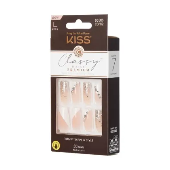 KISS Products Classy Fake Nails Premium - Gorgeous - 33ct image {7}