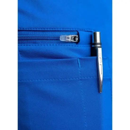 Moxie Scrubs Catherine Petite Scrub Pants for Women &ndash; Slim Fit Nursing Uniform Pants with Stretch, Soft Fabric, and Drawstring Waist image {3}