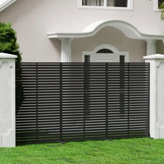 DSVIMOY 72" H&times;45" W Outdoor Privacy Screen Fence Screen Panels Wall Ultra Thick HDPE Wind Resistant for Outdoor Patio Balcony Backyard Garden image {6}