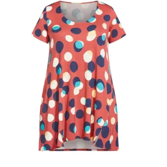 Women's Plus Size Winnie Tunic - chilli | ZIM & ZOE image {2}