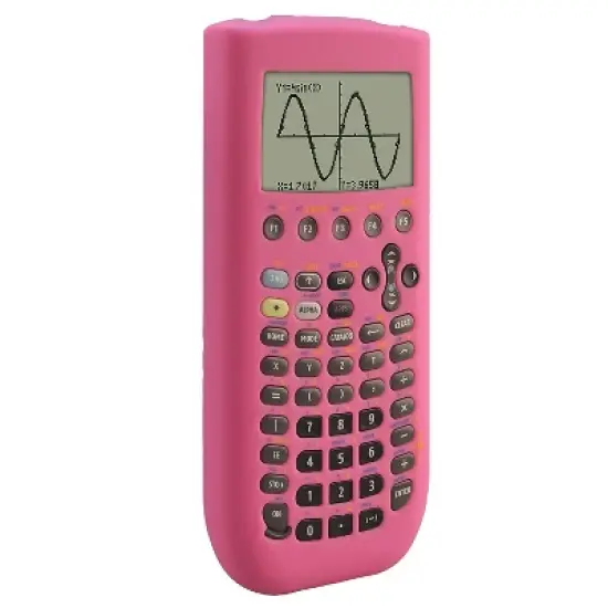 Guerrilla Silicone Case For Texas Instruments TI 89 Titanium Graphing Calculator Pink TI89PINKSC image {1}