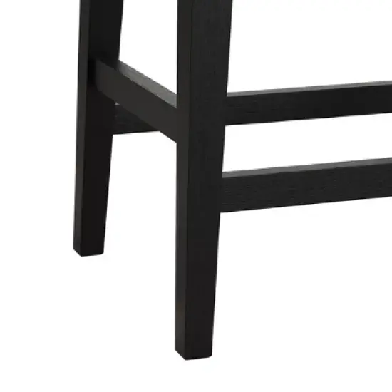 25.25" Arabella Wood Backless Non-Swivel Counter Height Barstool - Hillsdale Furniture image {8}