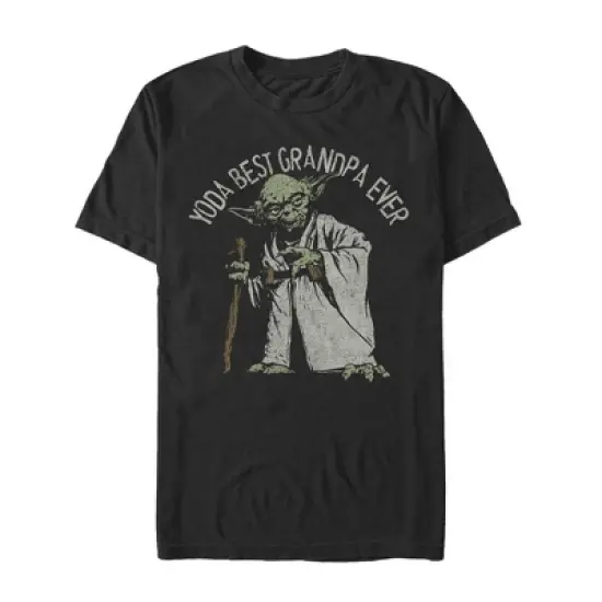 Men's Star Wars Yoda Best Grandpa Ever T-Shirt image {4}
