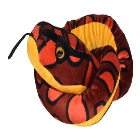 Wild Republic Plush Snake 54 Inches Rainbow Boa Stuffed Animal, 54 Inches image {1}