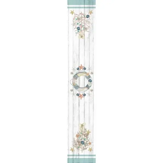 Laural Home Coastal Christmas Rectangle Table Runner image {2}
