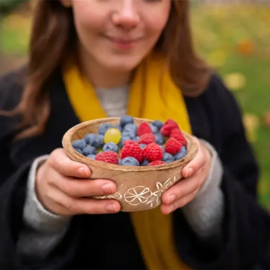 Mela Artisans Suru Valley Mangowood Bowls image {3}