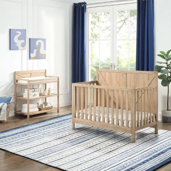 Suite Bebe Barnside 4-in-1 Convertible Crib - Beached Oak image {7}