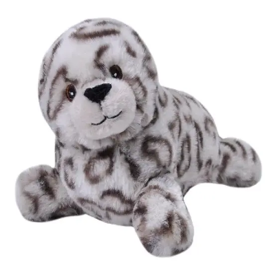 Wild Republic Ecokins Mini Harbor Seal Stuffed Animal, 8 Inches image {1}