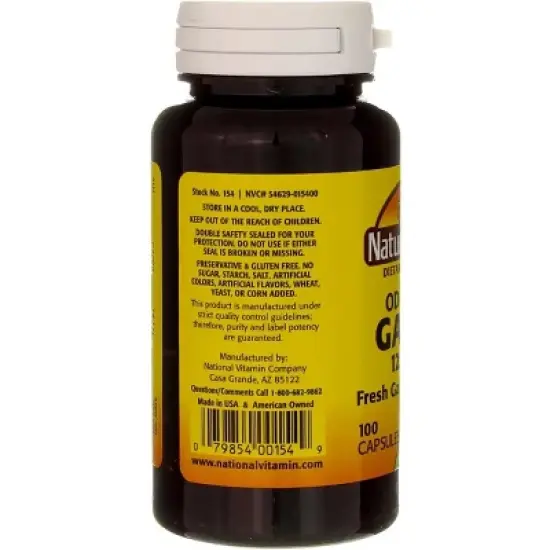 Nature's Blend 154 Garlic Odorless 1250 mg (Each) image {2}