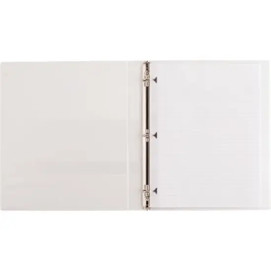 6pk 0.5" D Ring Binder White - up & up&trade; image {5}