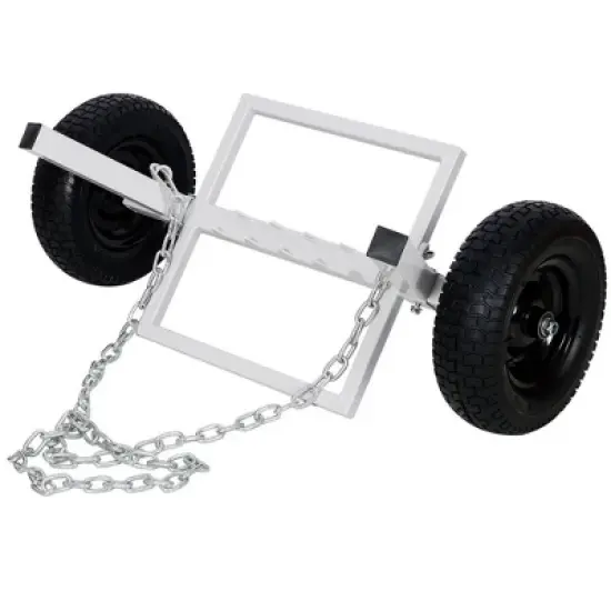 1100LBS Capacity Heavy-Duty Log Dolly Log Holder With 16.5 Inch Penumatic Tire Log Skidder For Wood Transport image {2}
