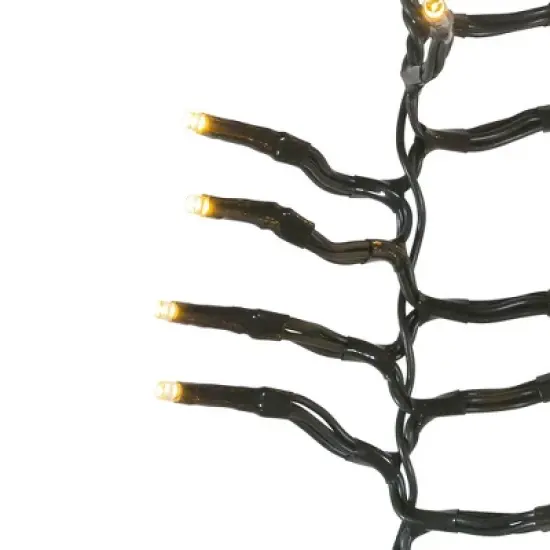 Kurt Adler 480-Light 16-Foot Connectable Warm White LED Cluster Garland image {2}