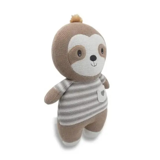 Living Textiles Baby Stuffed Animal - Skylar Sloth image {1}