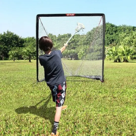 Net Playz 6' x 6' Lacrosse Goal Sports Net image {5}