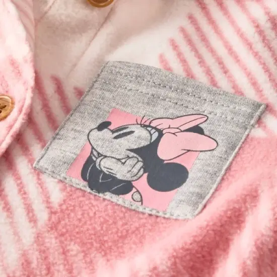 Baby Girls' Disney Minnie Mouse Solid Top and Bottom Set - Pink image {4}
