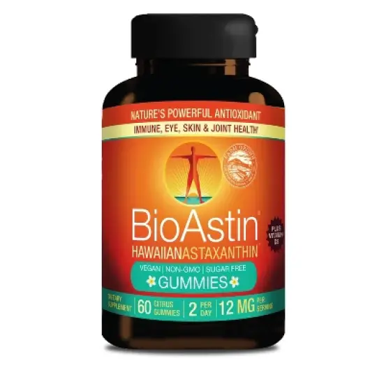 BioAstin Hawaiian Astaxanthin - Support Immune & Joint Health - Non-GMO & Farm-Direct - 12 mg image {9}
