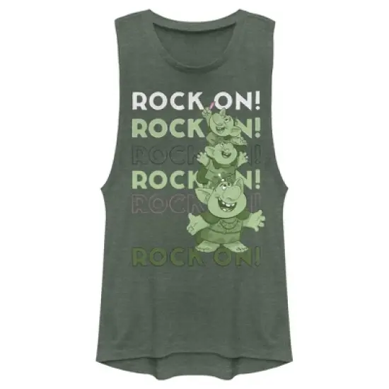 Junior's Frozen Rock On Trolls Festival Muscle Tee image {2}