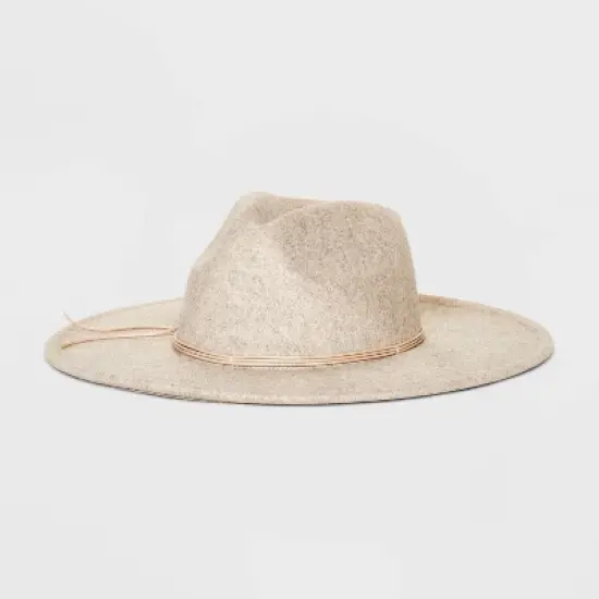 Felt Wide Brim Fedora Hat - Universal Thread&trade; image {4}