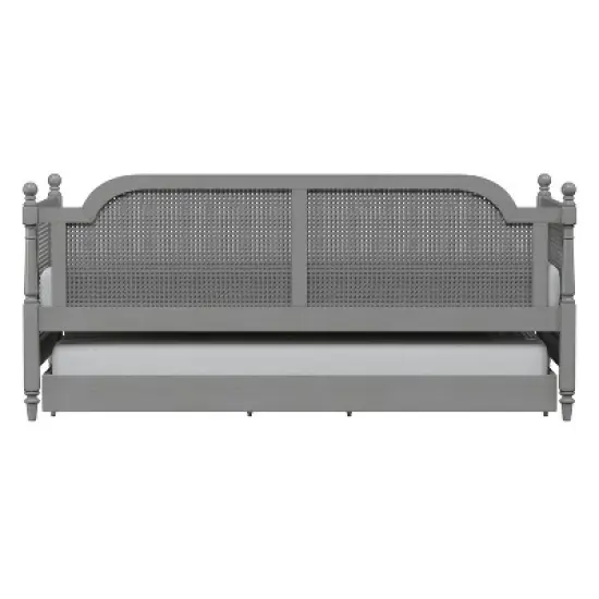 Twin Melanie Wood Cane Complete Daybed with Trundle - Hillsdale Furniture image {3}