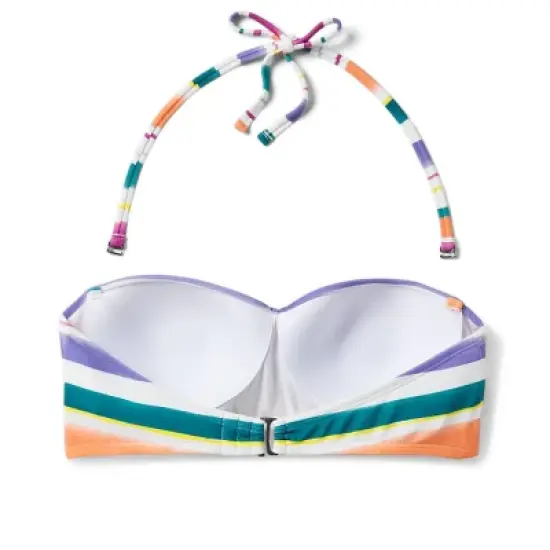 Women's Striped Twist Bandeau Bikini Top - Kona Sol&trade; Multi image {6}