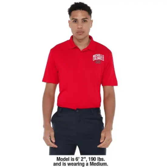 Men's Nicholls State University Adult Polo Left Chest Logo image {2}