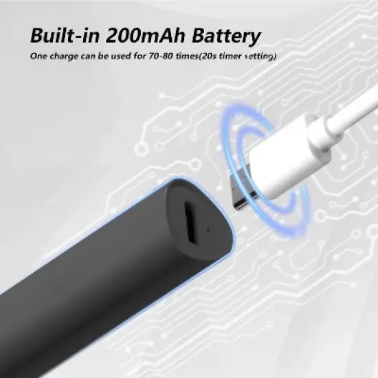 UV Light for Gel Nails, Mini U V LED Nail Lamp Handheld with Stand, Portable Nail Dryer Rechargeable USB Cordless for Fast Drying, Black image {4}