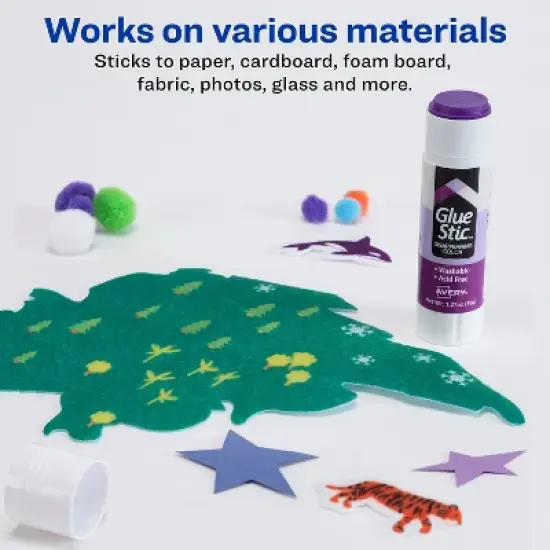 Avery Permanent Glue Stics Purple Application 1.27 oz Stick 00226 image {5}