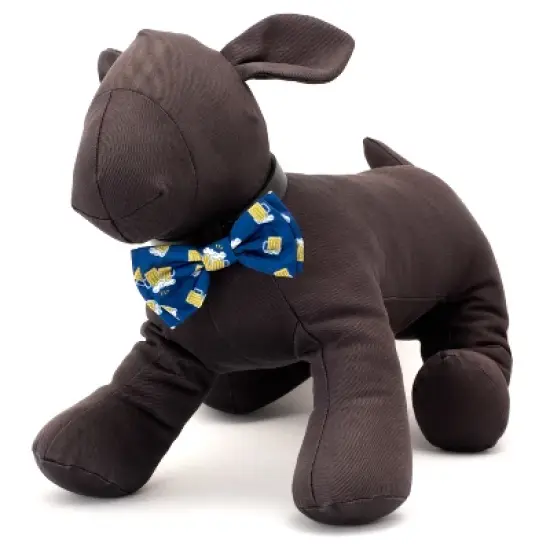 The Worthy Dog Cheers Bow Tie Adjustable Collar Attachment Accessory image {2}