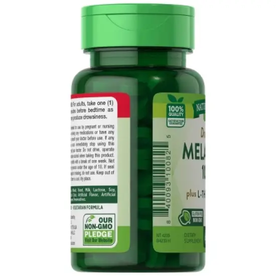 Nature's Truth Melatonin Dietary Supplement Vegan Tablets - 72ct image {3}
