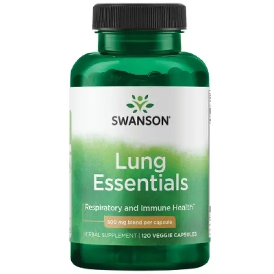 Swanson Herbal Supplements Lung Essentials 500 mg Veggie Capsule 120ct image {7}