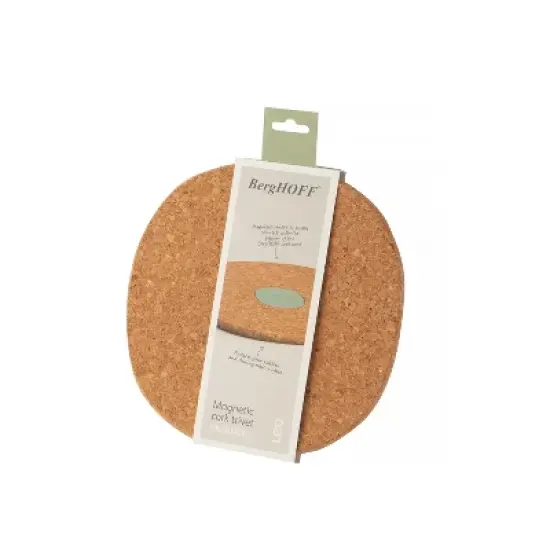 BergHOFF Balance Magnetic Cork Trivet 7", Recycled Material image {7}
