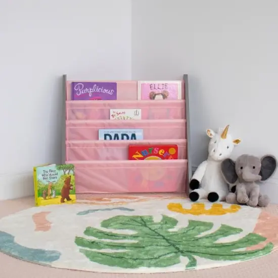 Kids' Bookshelf 4 Tier Book Organizer Seafoam - Humble Crew image {7}