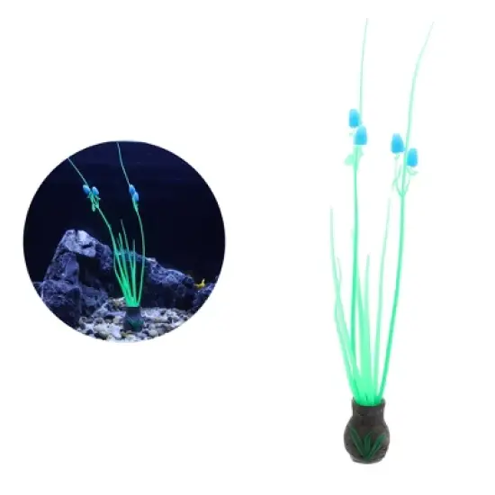 Unique Bargains Silicone Aquarium Simulation Coral Orchid Flower Fish Tank Landscape Decoration image {4}