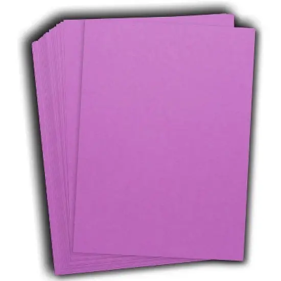 Hamilco Colored Cardstock Paper 11" x 17" Pearly Purple Color Card Stock Paper 50 Pack image {6}