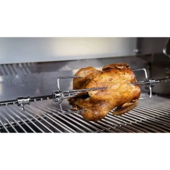 4-Burner Stainless Steel Rotisserie Kit - Monument Grills image {5}