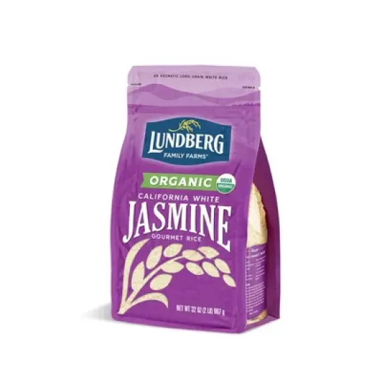 Lundberg Organic Long Grain California White Jasmine Rice - 2lbs image {5}