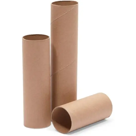 Bright Creations 36-Pack Brown Cardboard Tubes for Arts and Crafts, DIY Craft Paper Roll (3 Sizes) image {3}