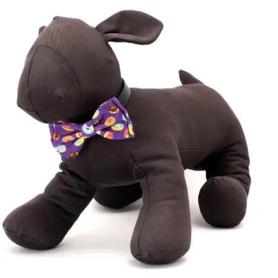 The Worthy Dog Donuts Bow Tie Adjustable Collar Attachment Accessory image {2}