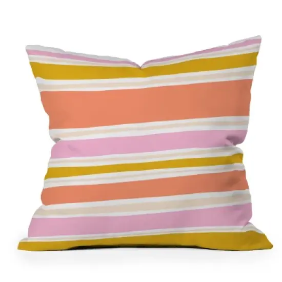 Sunshine Canteen Del Mar Stripes Outdoor Throw Pillow - Deny Designs image {5}