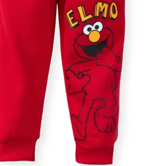 Sesame Street Oscar the Grouch Cookie Monster Elmo Fleece 3 Pack Pants Little Kid image {6}