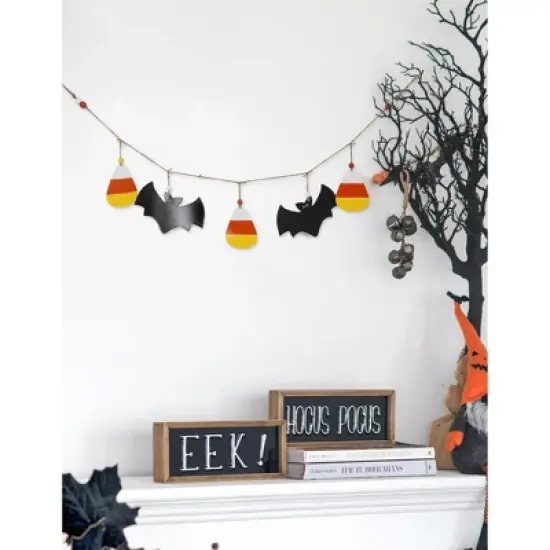 Gulches Set of 2 47.5x7" Halloween Garland, Holiday Wall Decor image {2}