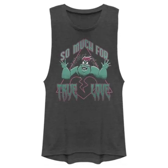 Junior's The Little Mermaid Villains Valentine's Day Ursula True Love Festival Muscle Tee image {3}