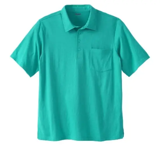 KingSize Men's Big & Tall Lightweight Pocket Golf Polo Shirt image {4}