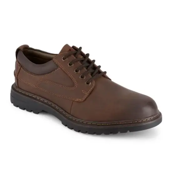 Dockers Mens Warden Leather Rugged Casual Oxford Shoe with Stain Defender image {7}